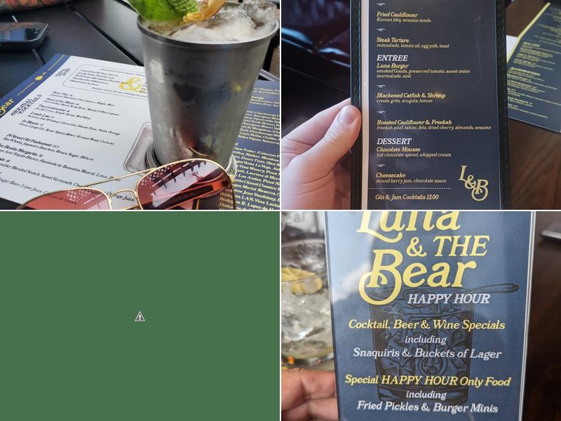 Luna & The Bear - Kitchen & Libation House Menu