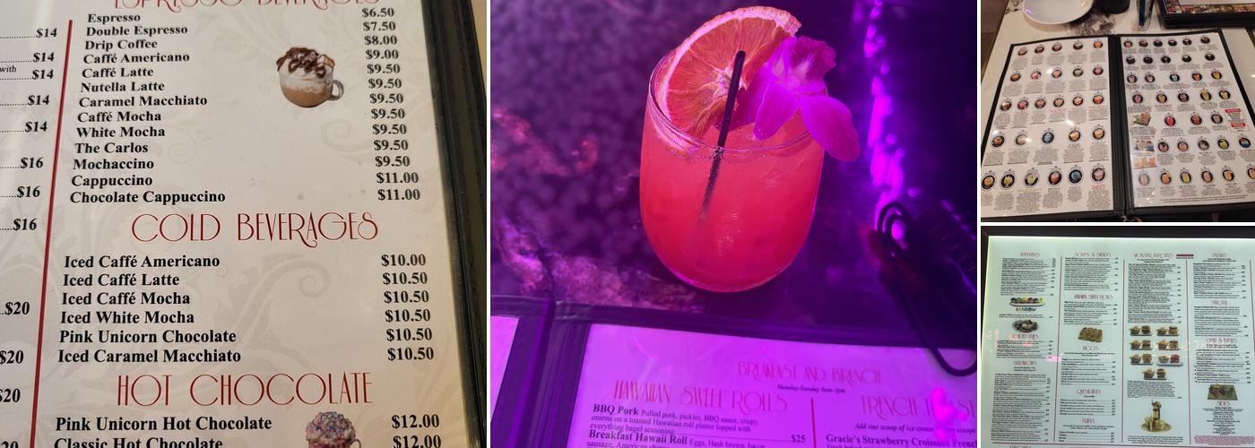 Sugar Factory New York - Time Square Menu