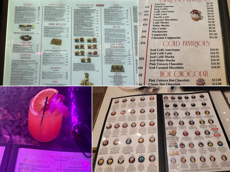 Sugar Factory New York - Time Square Menu