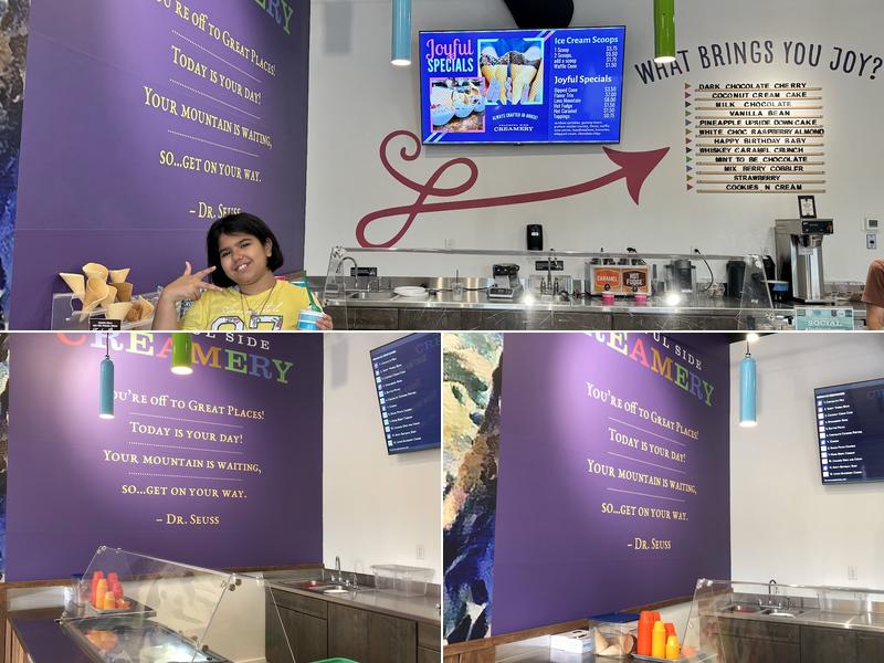 Peaceful Side Creamery Menu