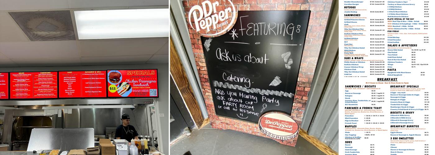 Why Not Chicken Grill & Rotisserie Menu