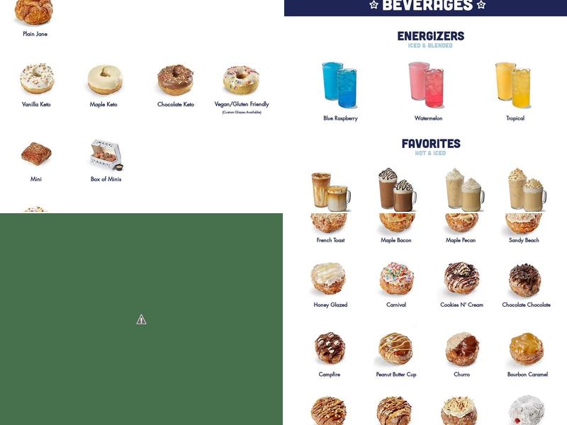 Parlor Doughnuts Menu