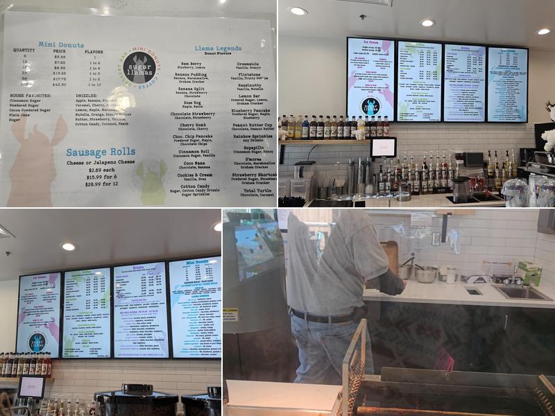 Sugar Llamas Magnolia Menu
