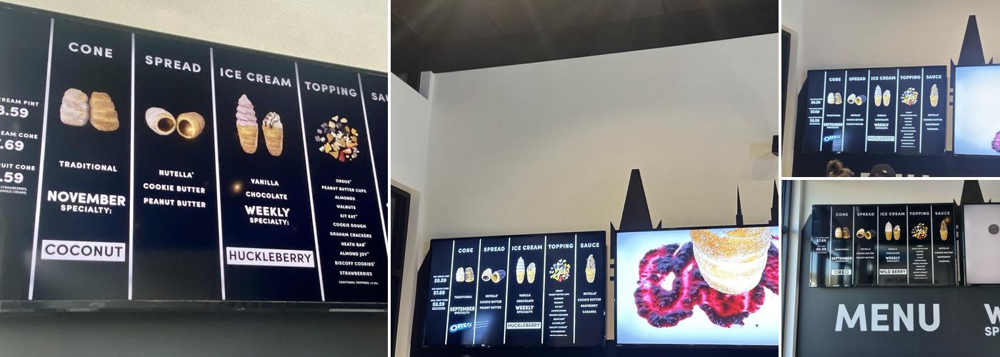 Crispy Cones - Provo Menu