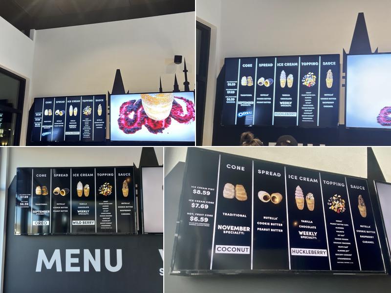 Crispy Cones - Provo Menu