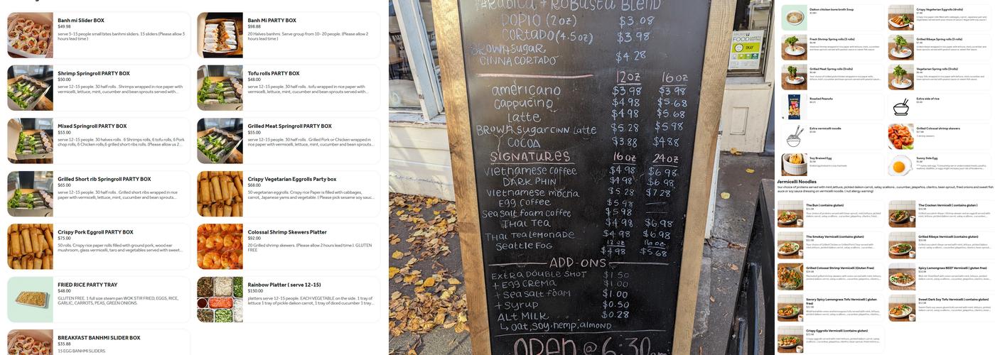 CrackleMi Cafe- Fremont Menu