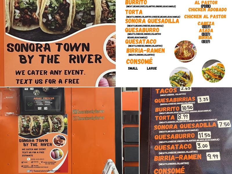 Tacos Sonora town by the river Menu