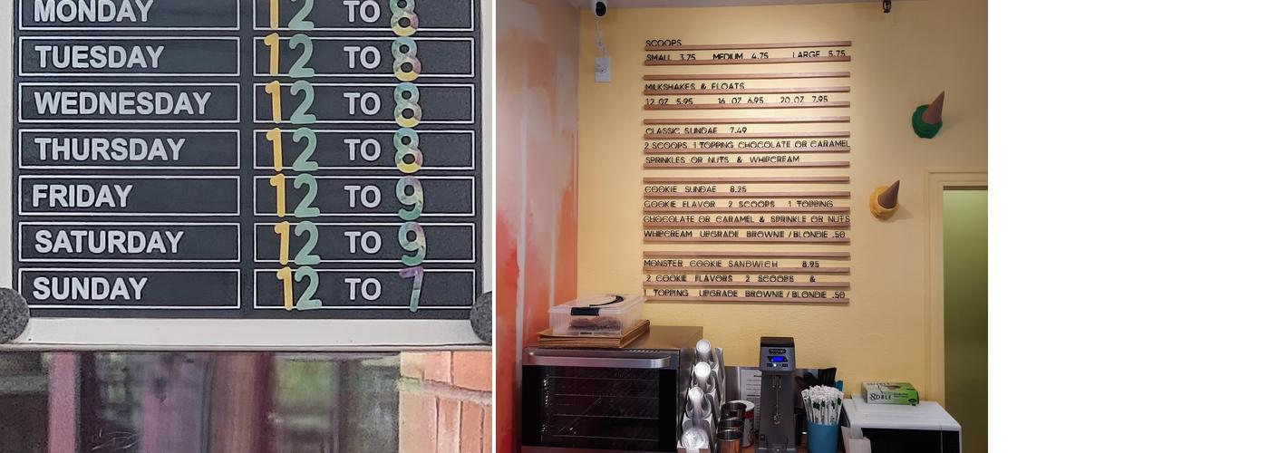 Shanna's Sugar Shack Menu