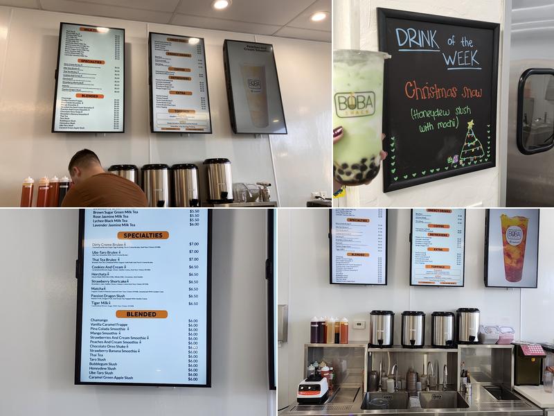 Boba Shack Menu