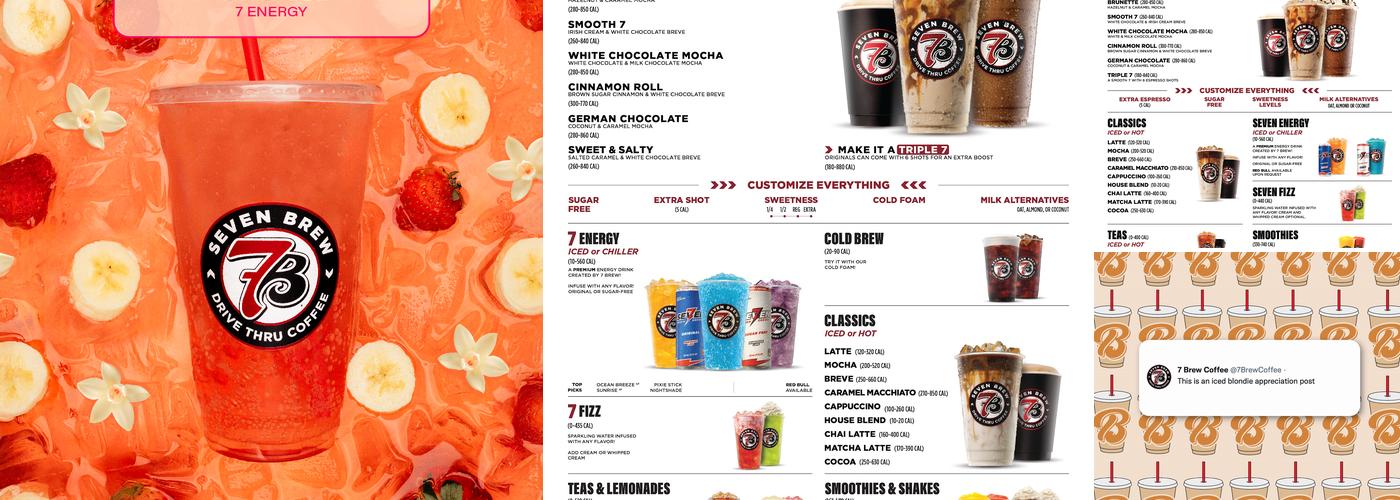 7 Brew Coffee Menu