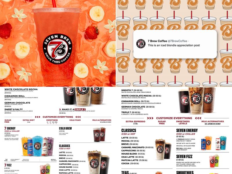 7 Brew Coffee Menu