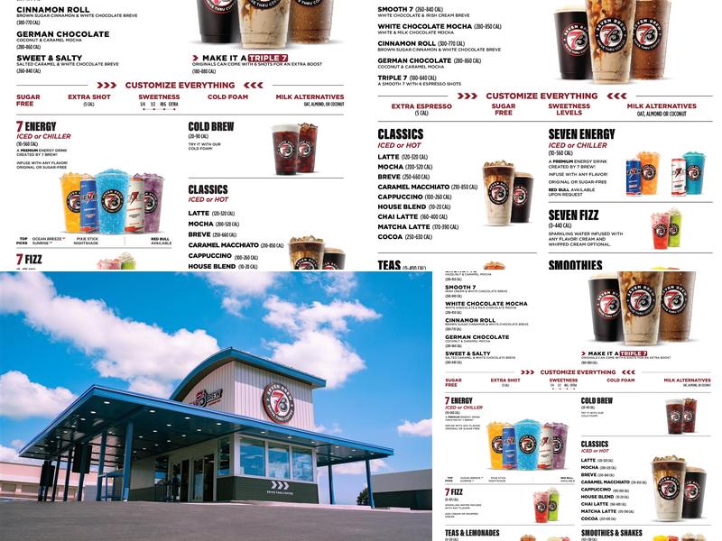 7 Brew Coffee Menu