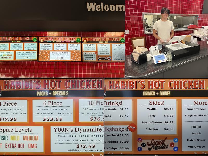 Habibi's Hot Chicken Menu