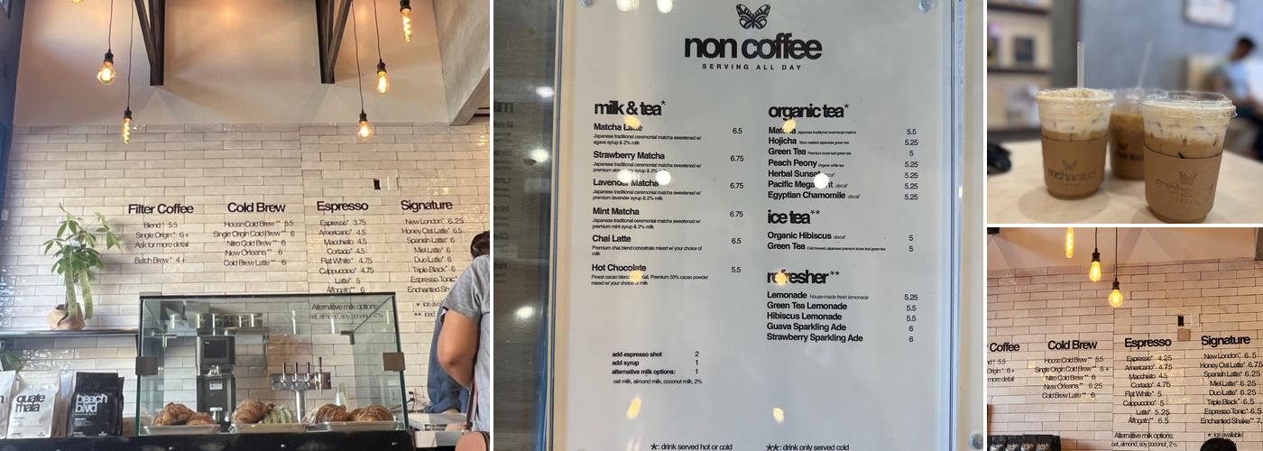 Enchanted Coffee Brea Menu