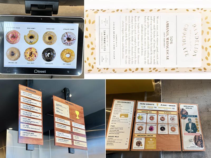 Holey Grail Donuts Menu