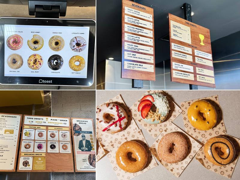 Holey Grail Donuts Menu