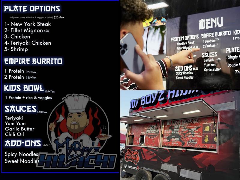 MY BOYZ HIBACHI 2 Menu