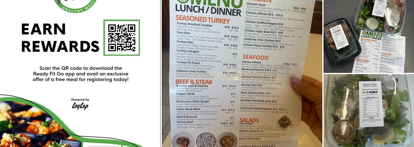 Ready Fit Go! Menu