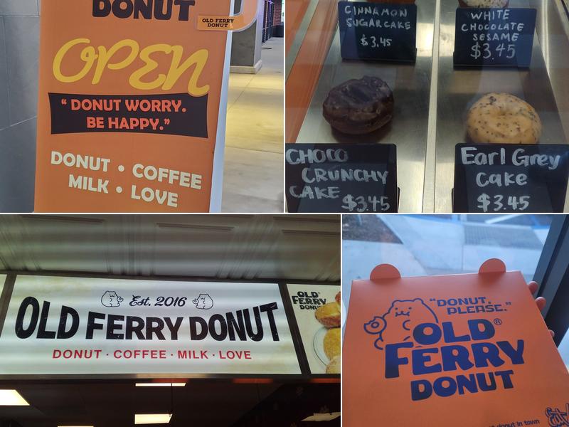 Old Ferry Donut Menu