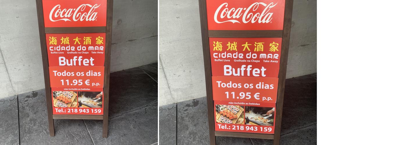 Restaurante Cidade Do Mar Menu