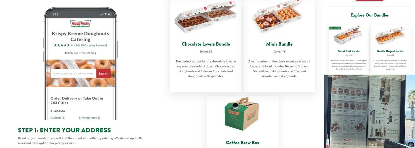 Krispy Kreme Menu