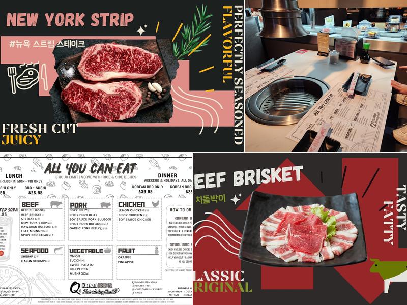 Q Korean BBQ and Revolving Sushi Menu