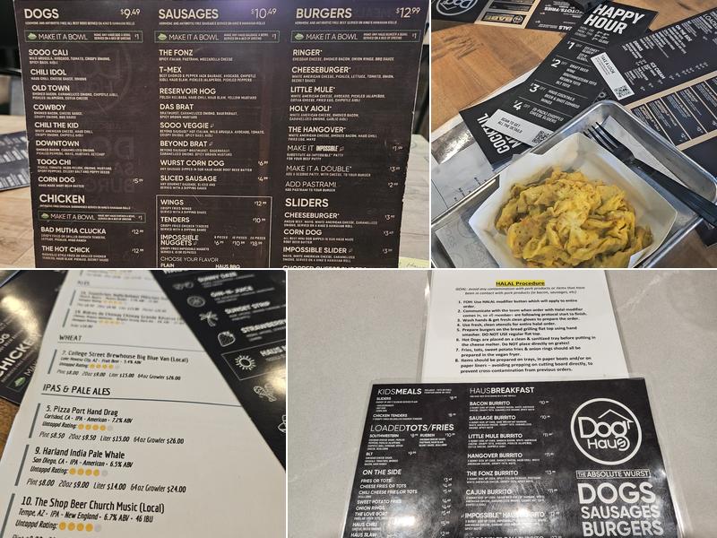 Dog Haus Menu