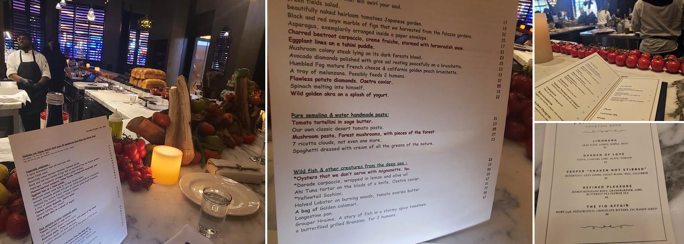HaSalon Las Vegas Menu