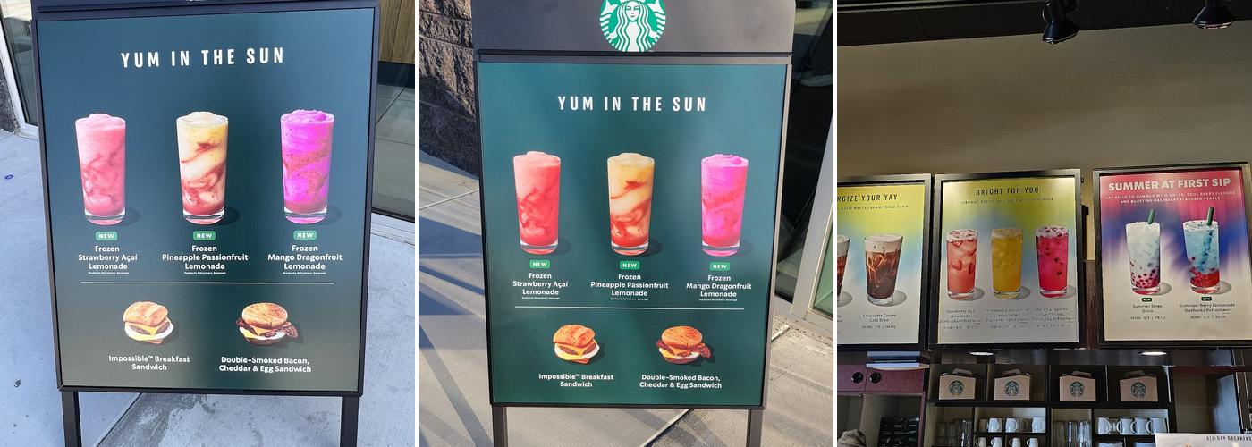 Starbucks Menu