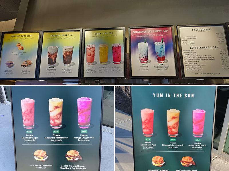 Starbucks Menu