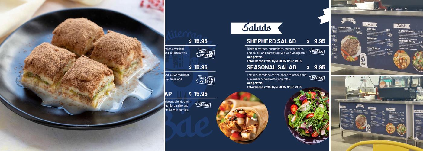 Mediterranean Bae Menu