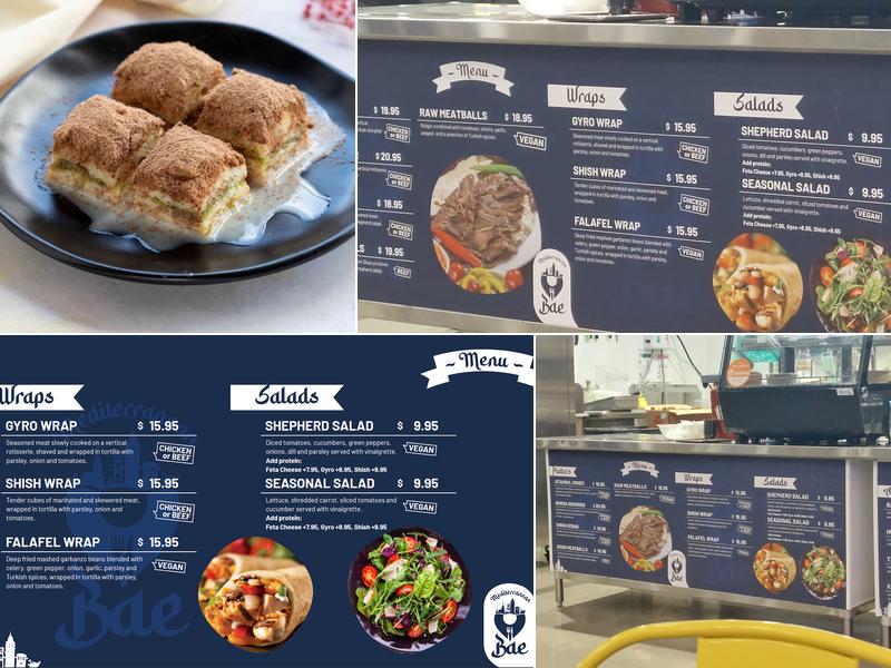 Mediterranean Bae Menu