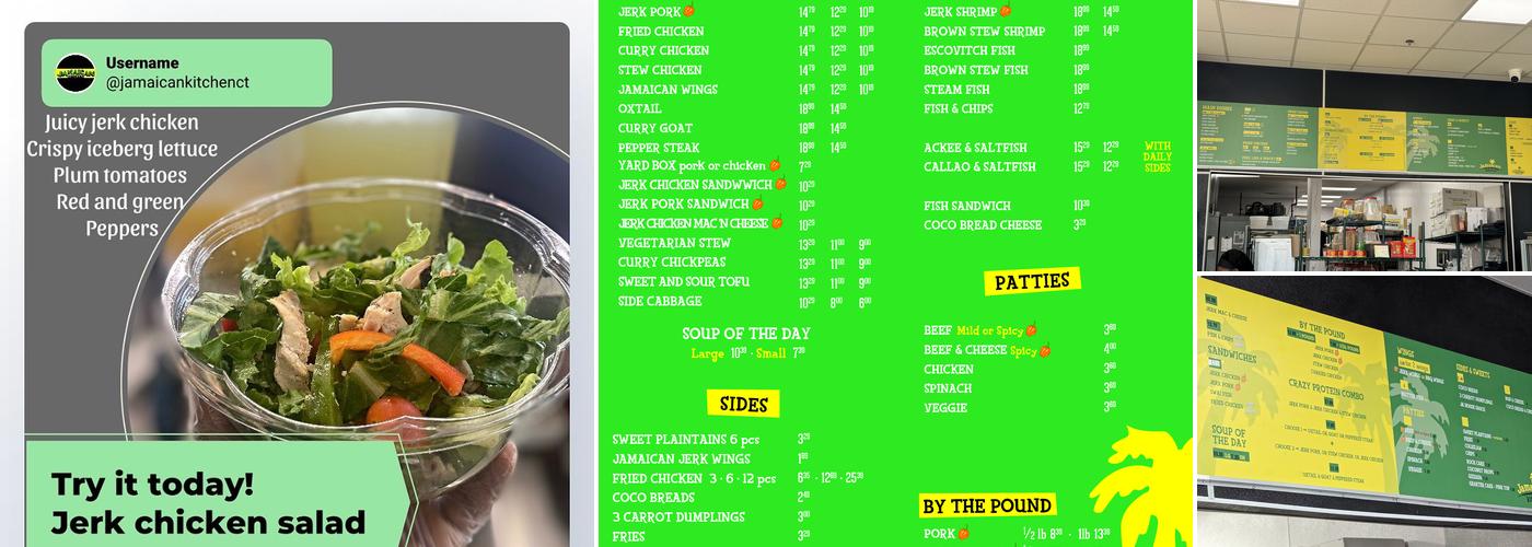 Jamaican Kitchen Menu