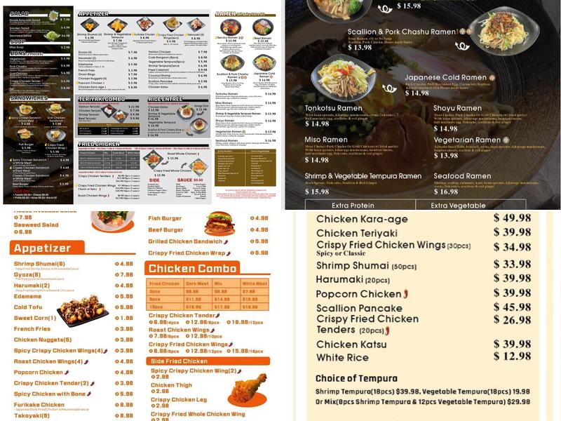 Senjoy Menu