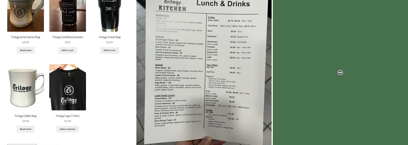 Trilogy Kitchen Menu