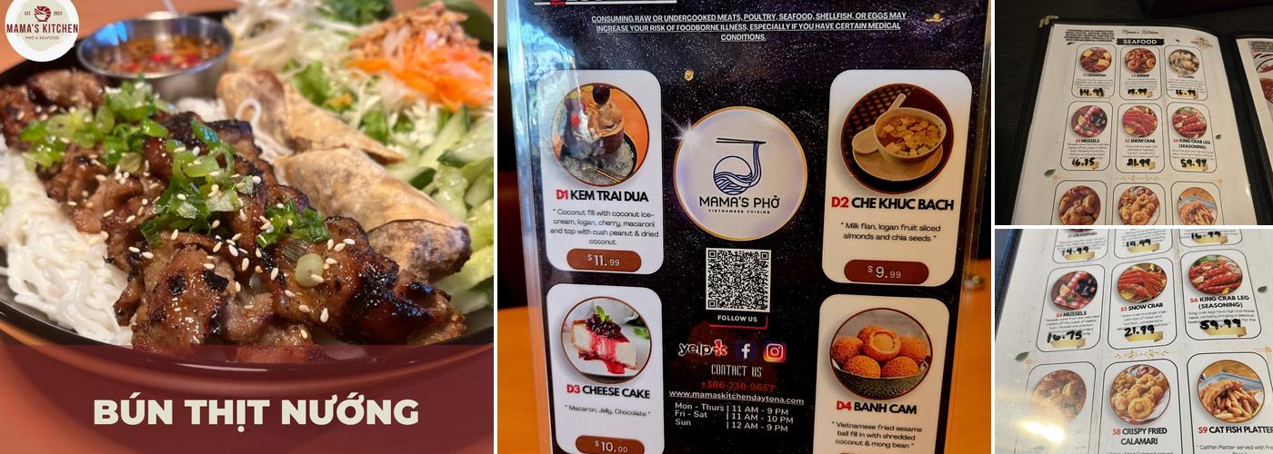 Mama's Kitchen Menu
