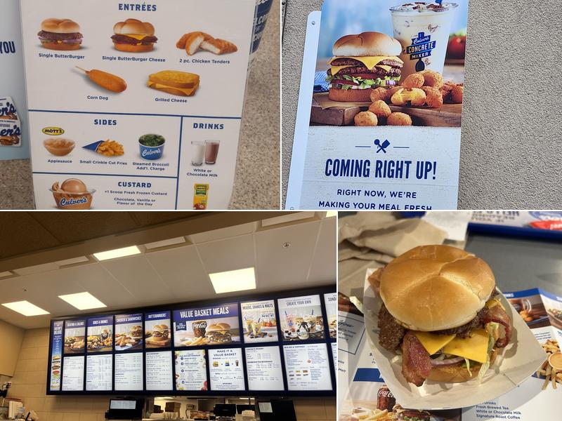 Culver’s Menu