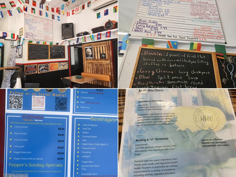 Pepper’s Island Restaurant Menu