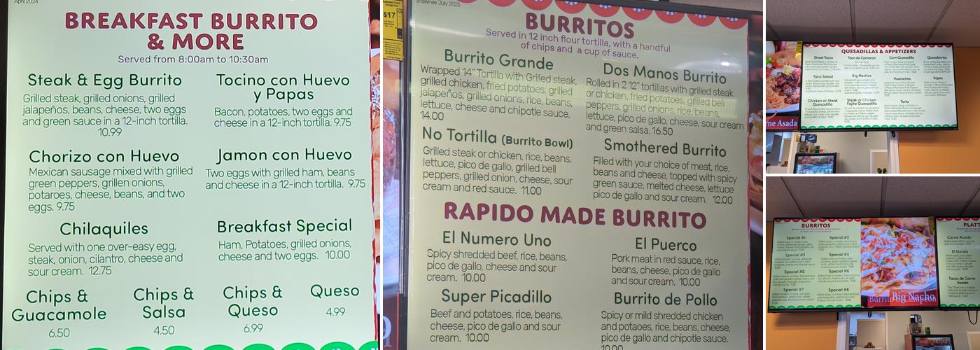 Champion Burritos Mexican Food - Shawnee Menu