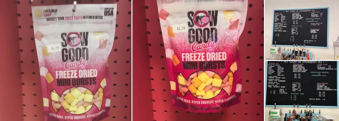 Hey Sugar on Strawberry Hill Menu