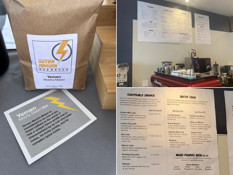 Outer Heaven Espresso Menu