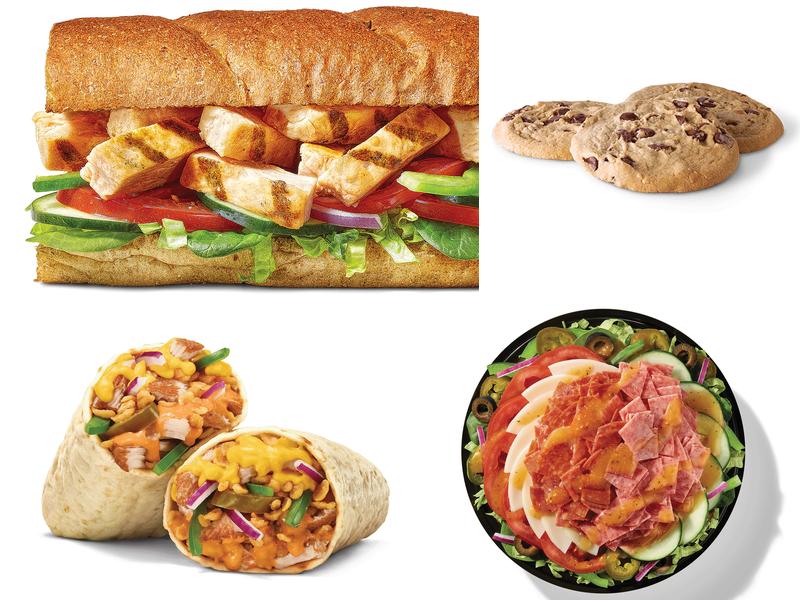 Subway Menu