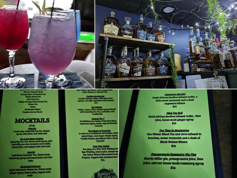 Bones & Botanicals Menu