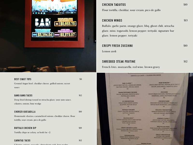 Born And Raised North Las Vegas Menu