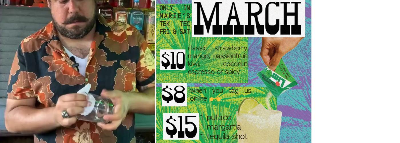 Marie's Tek Tec Menu