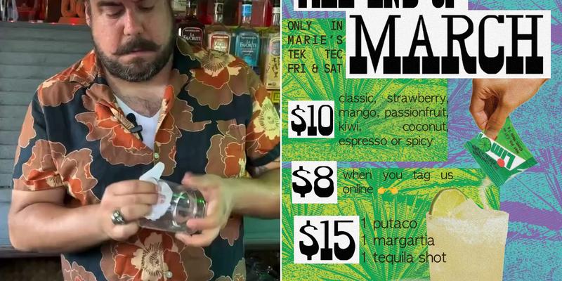 Marie's Tek Tec Menu