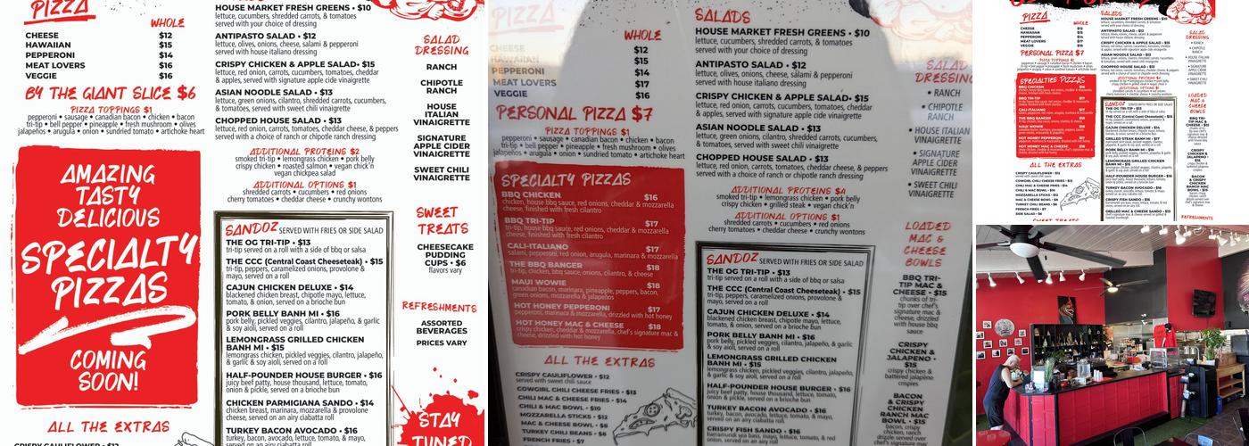 Savory & Sweet Eats Menu