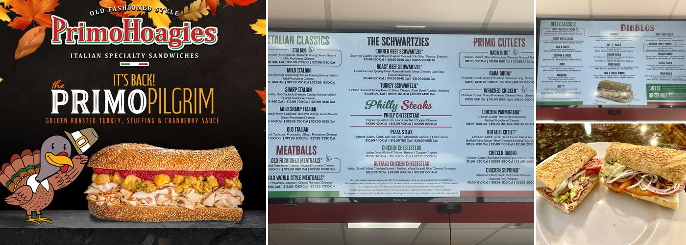 PrimoHoagies Menu