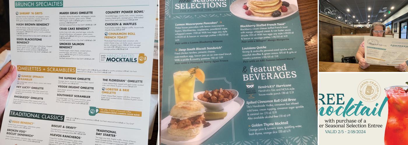 Another Broken Egg Cafe Menu