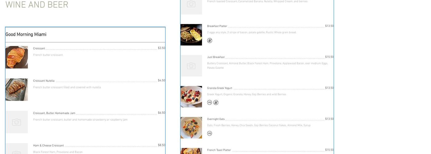 Madda’s Place Menu